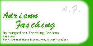 adrienn fasching business card